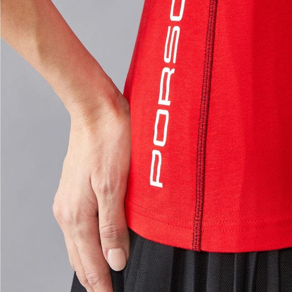 Porsche Motorsport Women’s polo, size M, Red - Picture 4 of 12